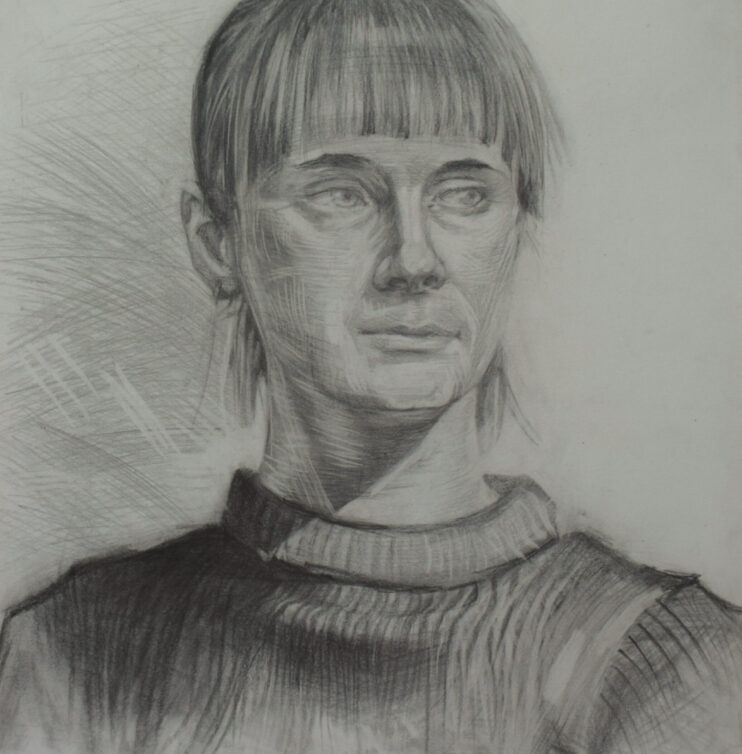 Untitled, pencil on paper, 40*50cm.